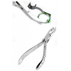 Small Ring Closing Pliers  with Deep Grooves 5"