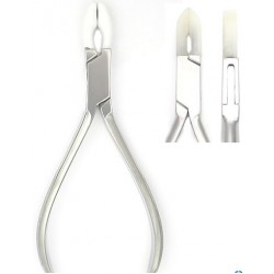 Small Ring Closing Plier White Rubbed Tips 5"