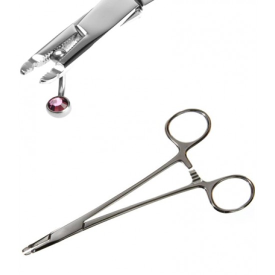 Dermal Holding Flat Forceps 5.5"